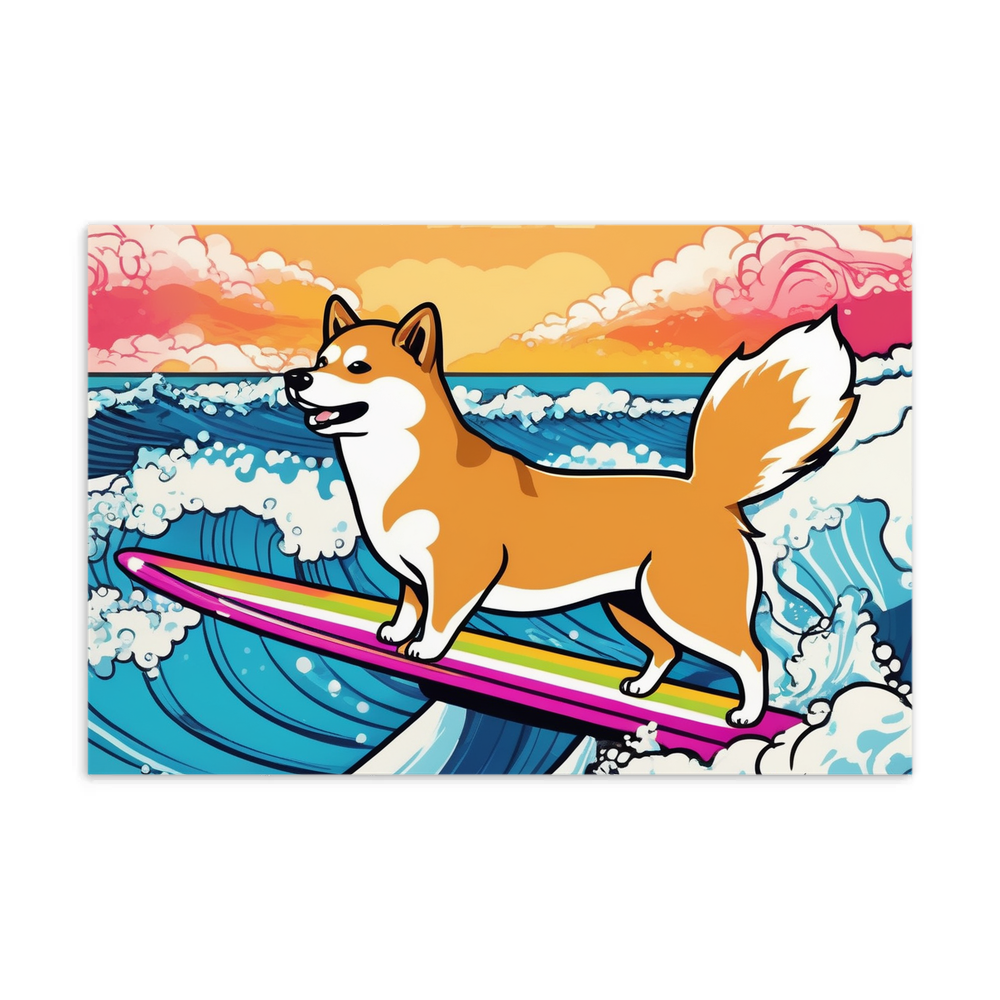 PugMug Custom Shiba Inu Postcard
