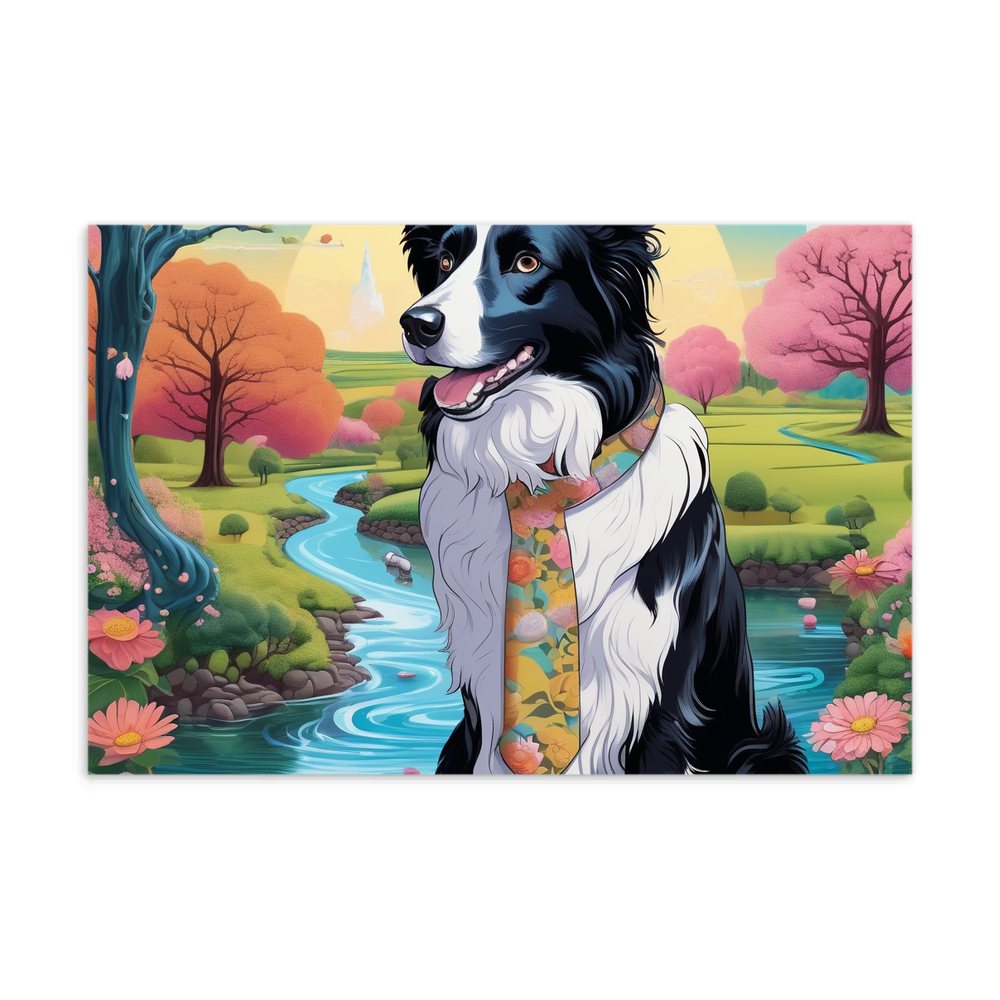 PugMug Custom Border Collie Postcard