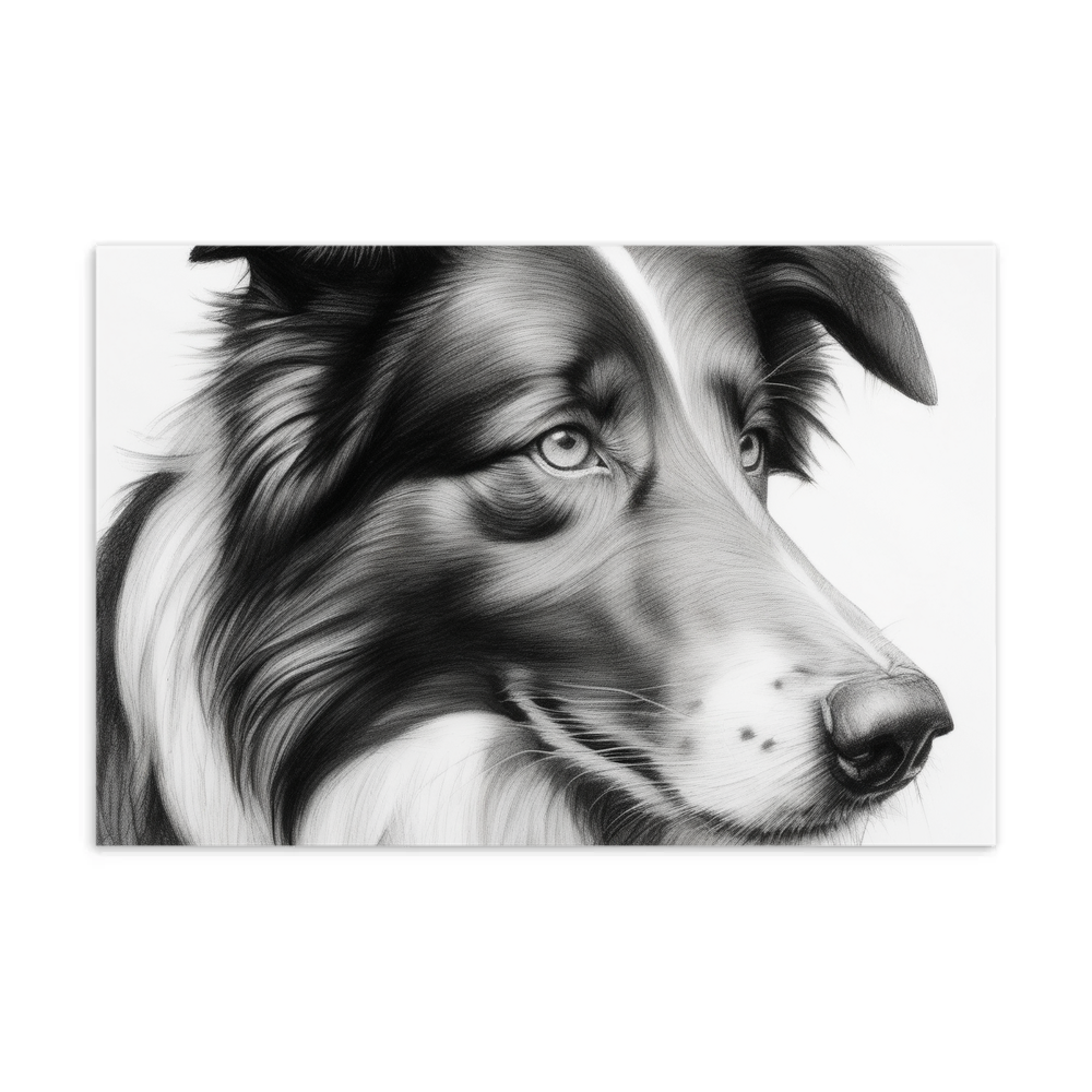 PugMug Custom Collie Postcard