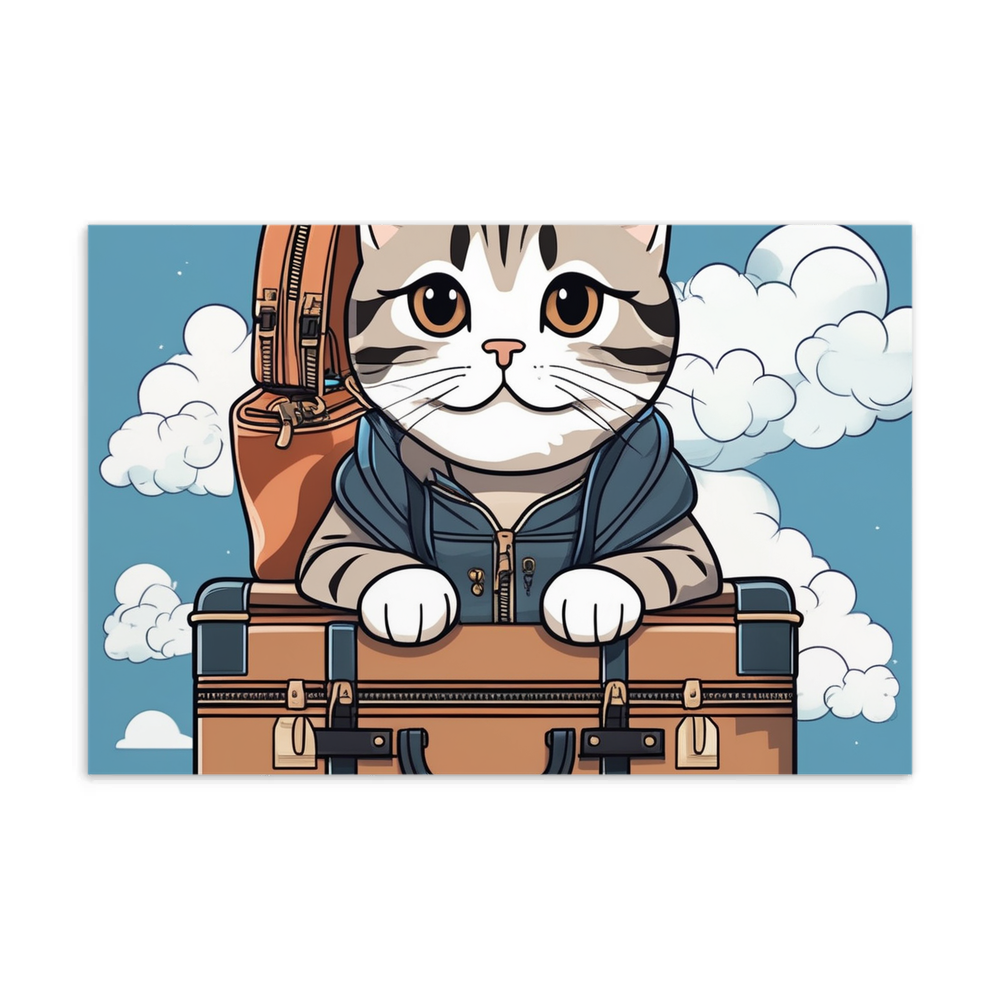 PugMug Custom Tabby Scottish Fold Cat Postcard