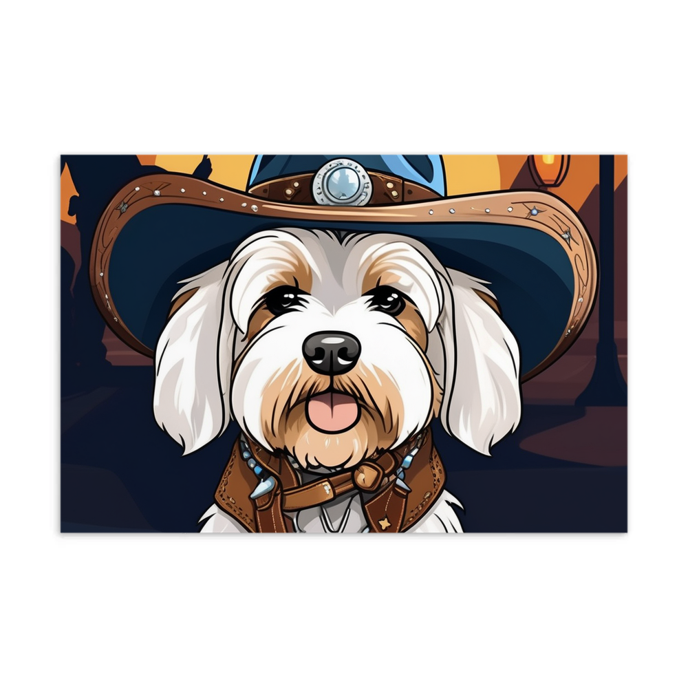 PugMug Custom White Havanese Dog Postcard