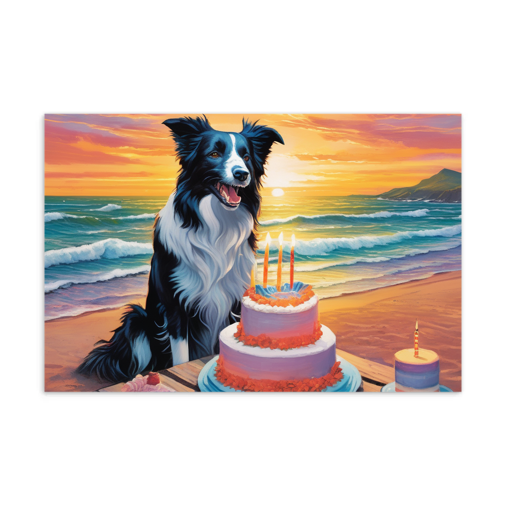 PugMug Custom Border Collie Postcard