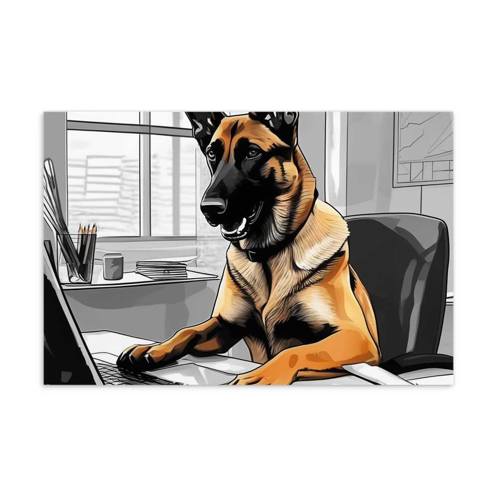PugMug Custom Belgian Malinois Postcard