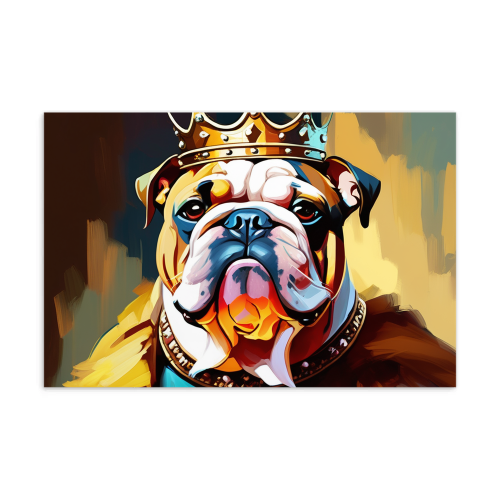 PugMug Custom Bulldog Postcard