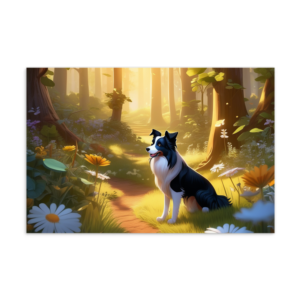 PugMug Custom Border Collie Postcard