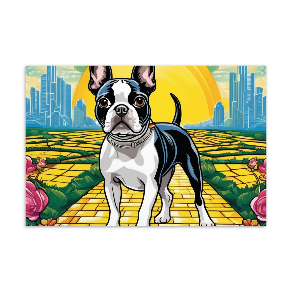 PugMug Custom Boston Terrier Postcard