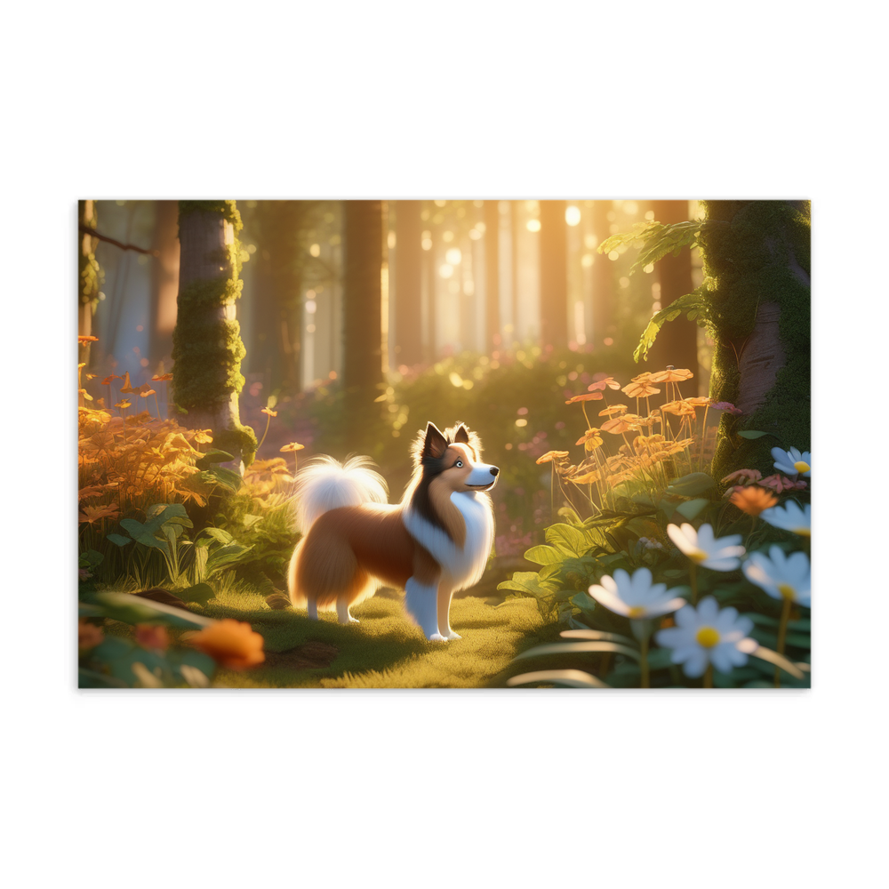 PugMug Custom Shetland Sheepdog Postcard
