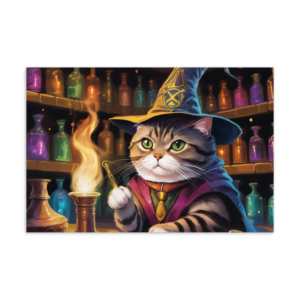 PugMug Custom Tabby Scottish Fold Cat Postcard