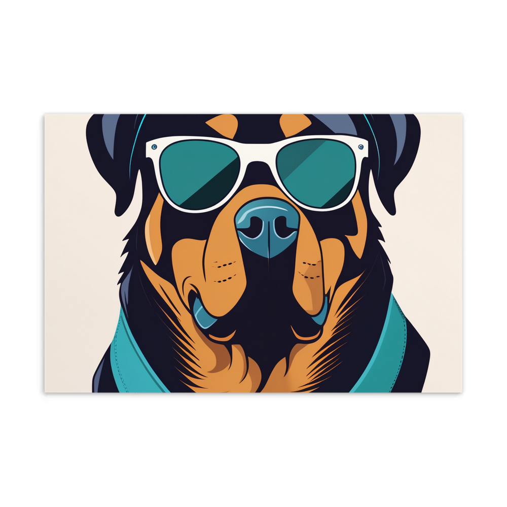 PugMug Custom Rottweiler Postcard