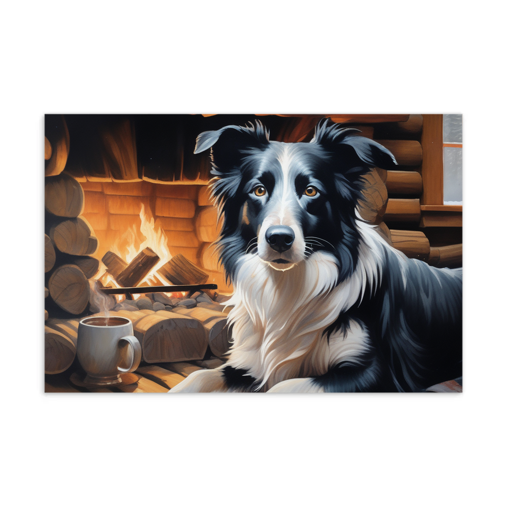 PugMug Custom Border Collie Postcard