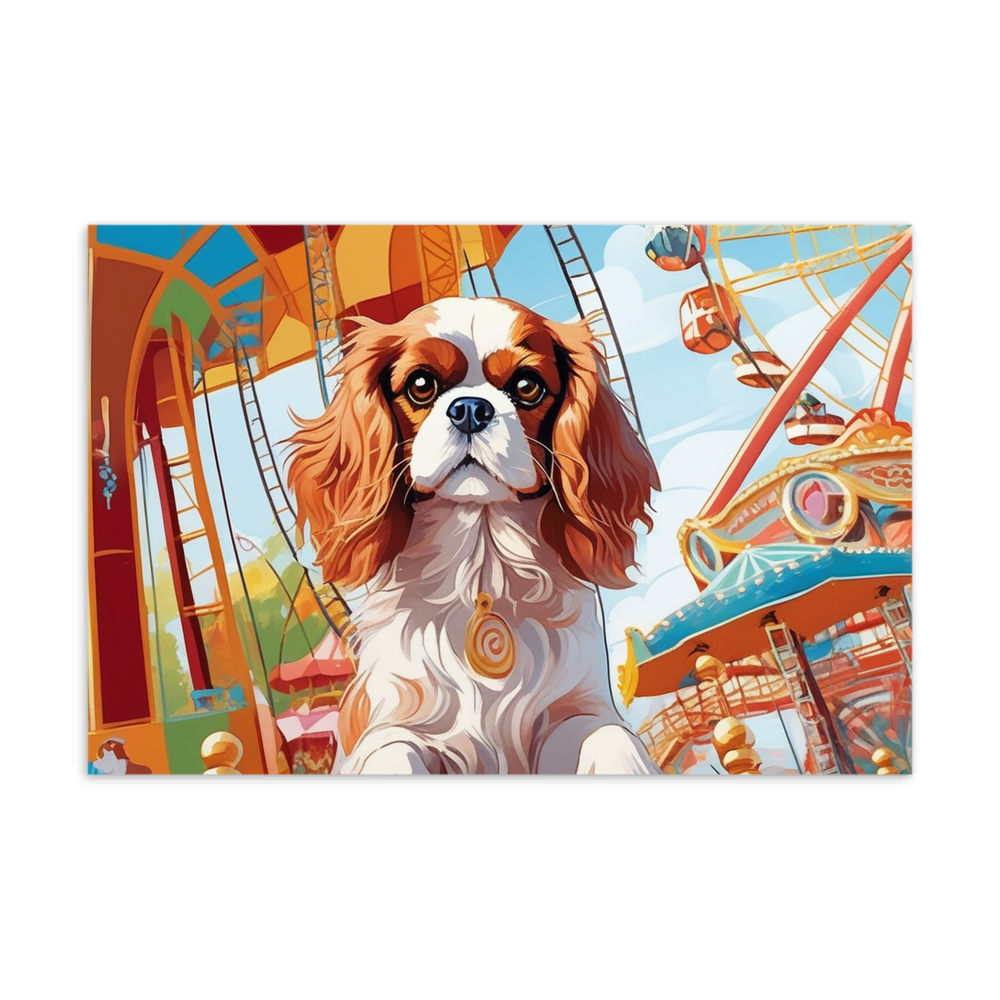 PugMug Custom Cavalier King Charles Spaniel Postcard