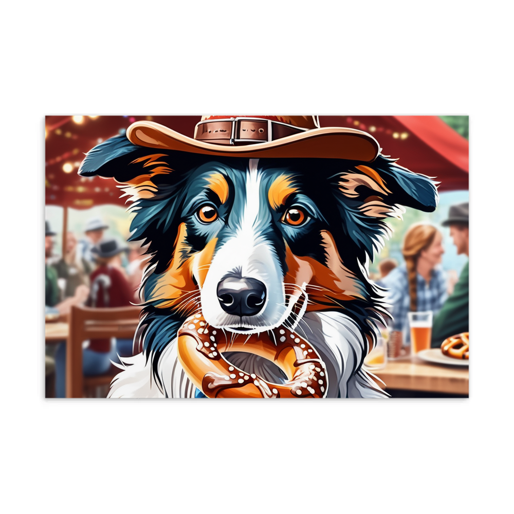 PugMug Custom Border Collie Postcard