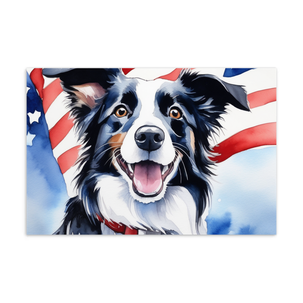 PugMug Custom Border Collie Postcard