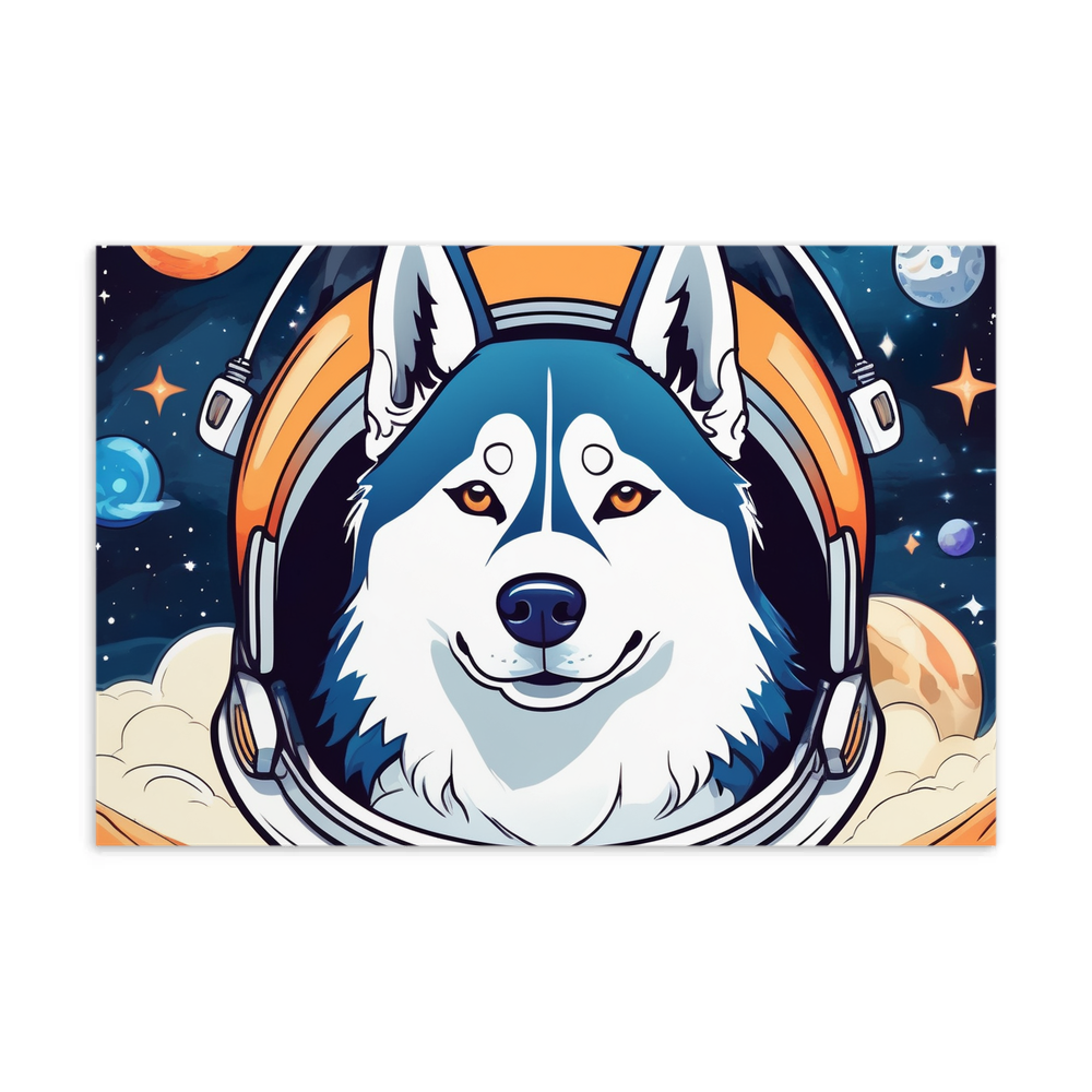 PugMug Custom Siberian Husky Postcard