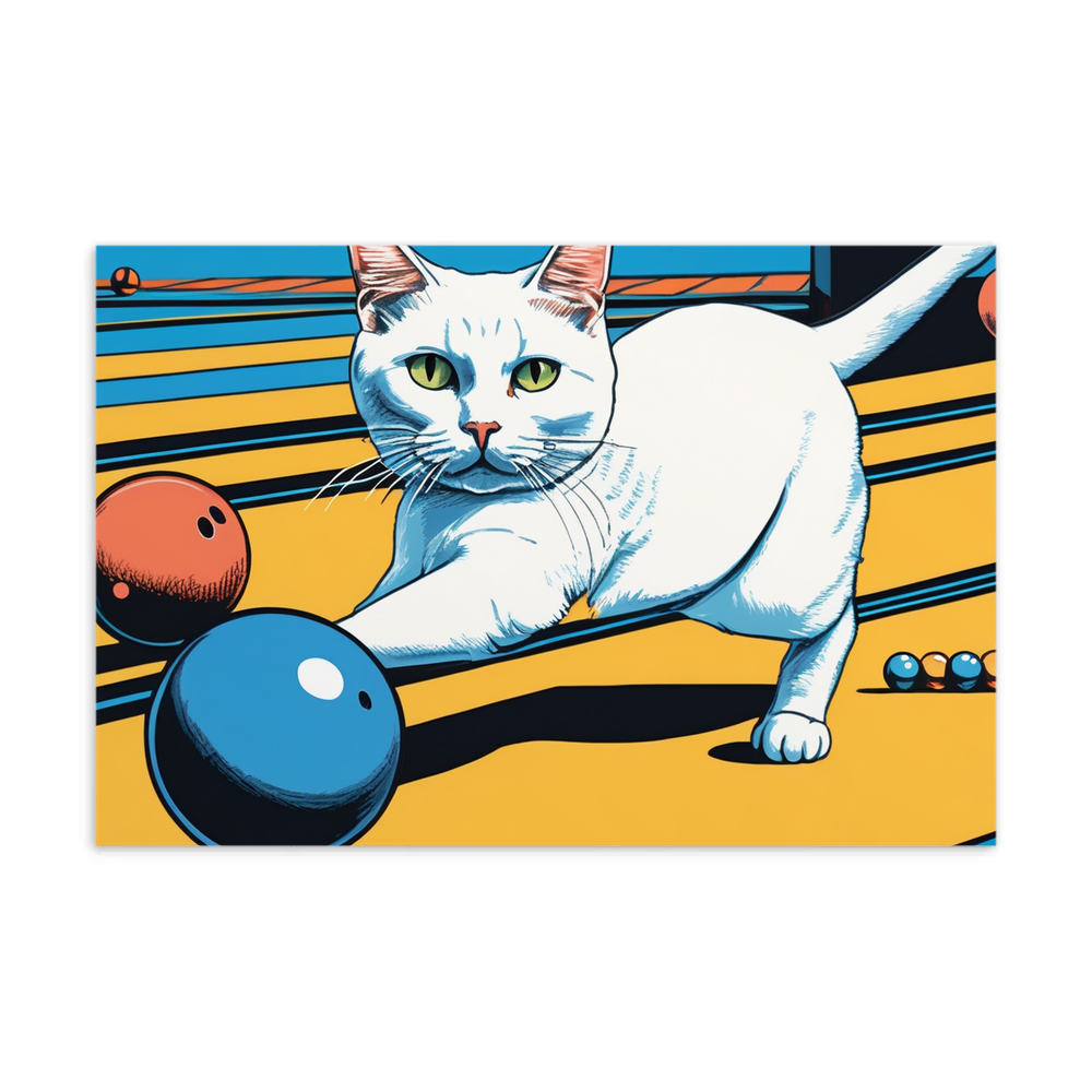 PugMug Custom White Companion Cat Postcard