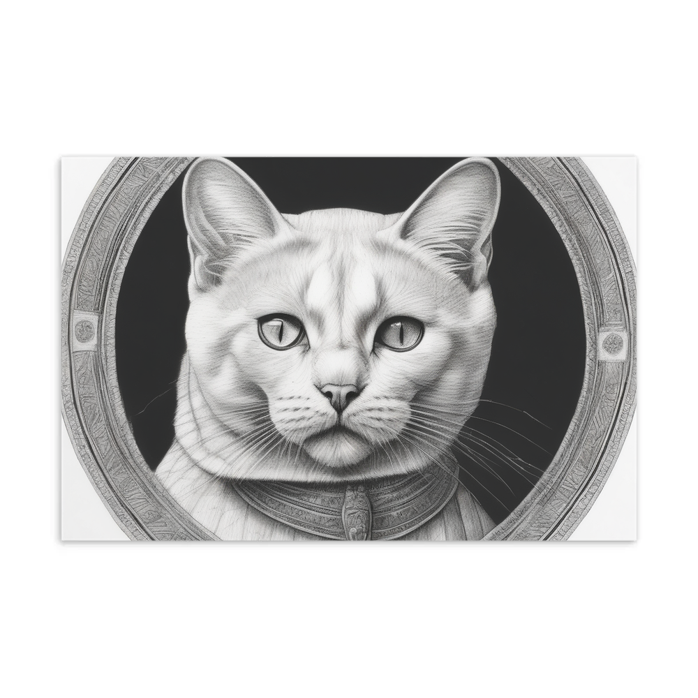 PugMug Custom White Exotic Cat Postcard