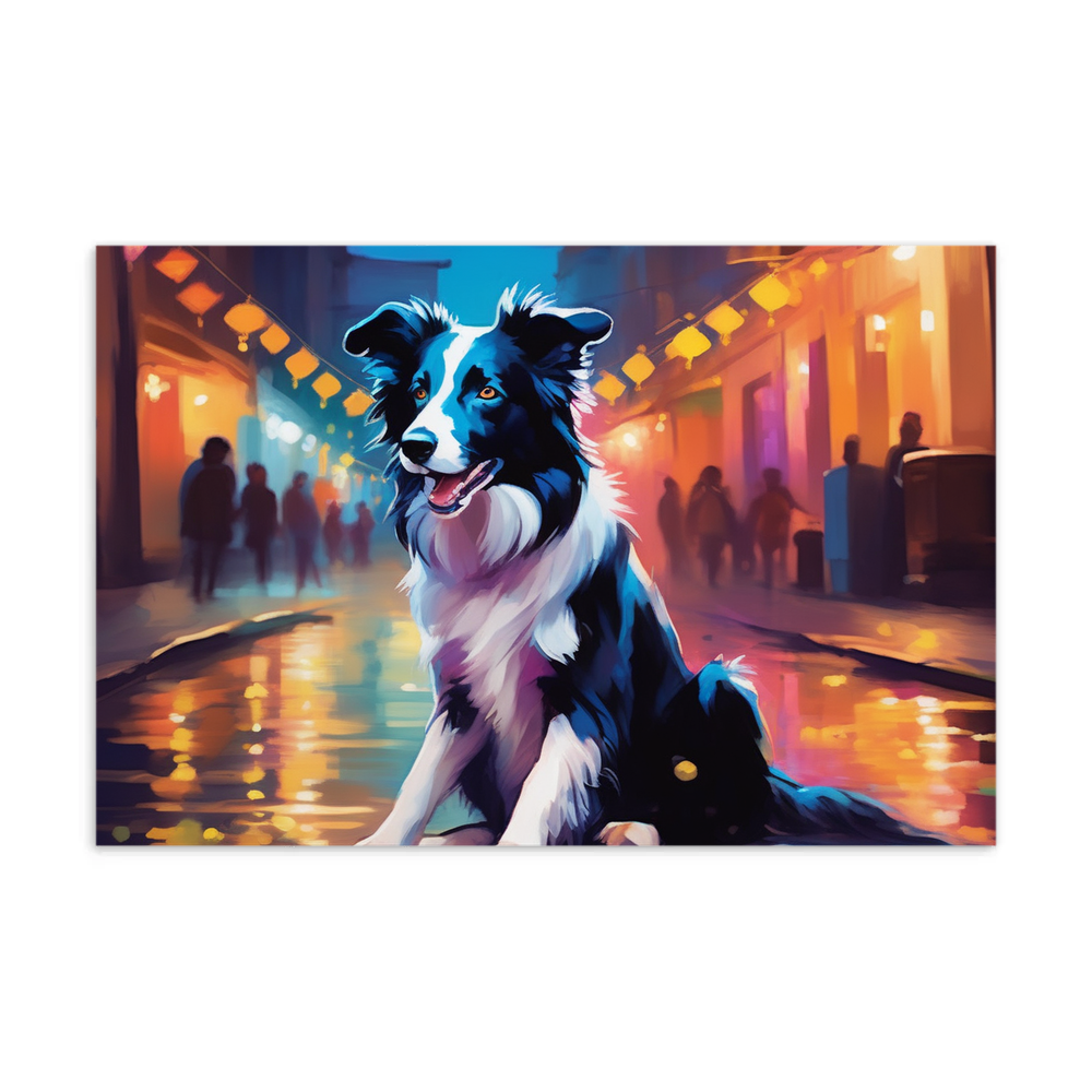 PugMug Custom Border Collie Postcard