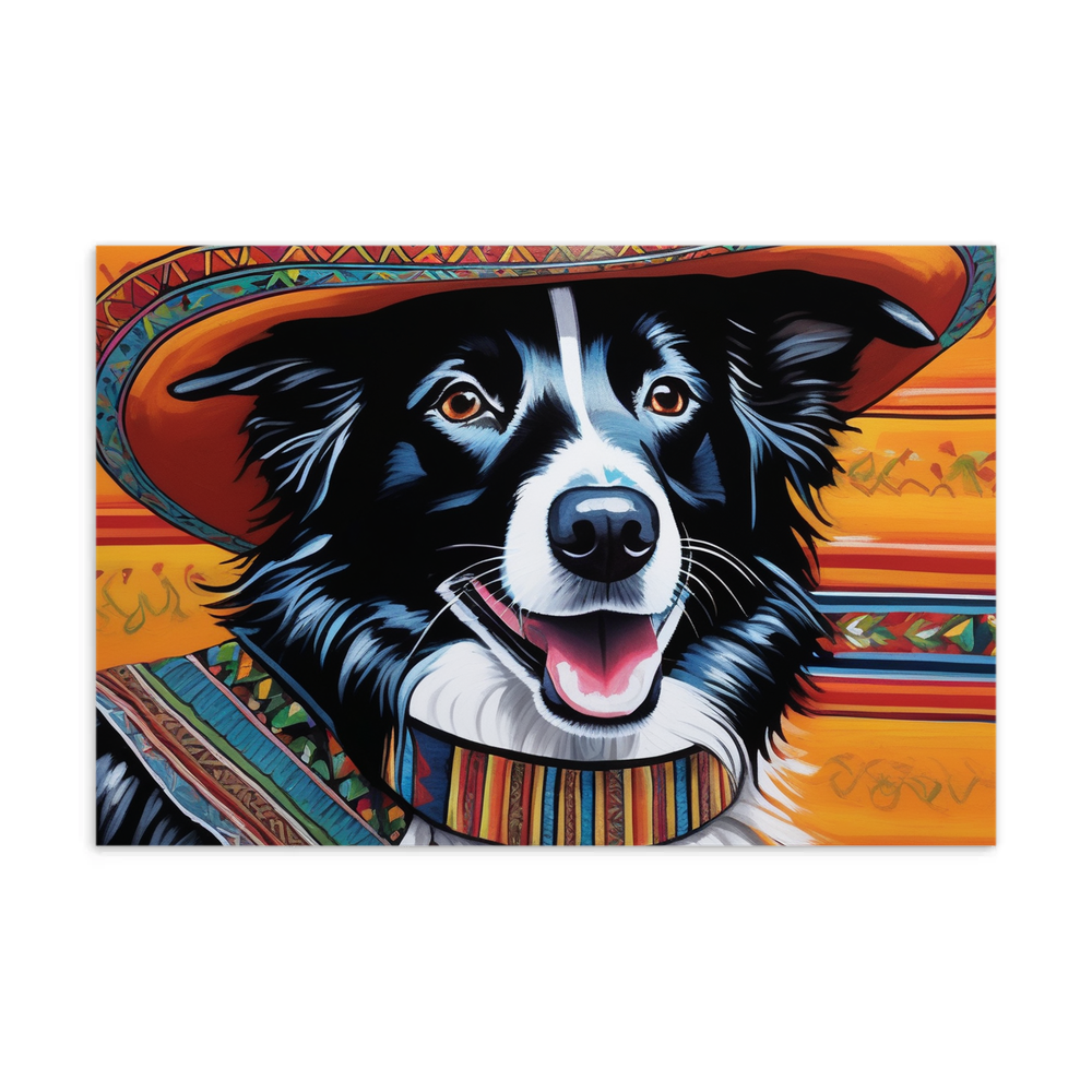 PugMug Custom Border Collie Postcard