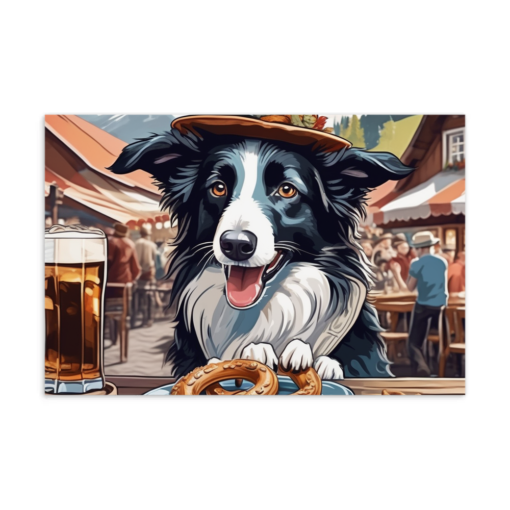 PugMug Custom Border Collie Postcard