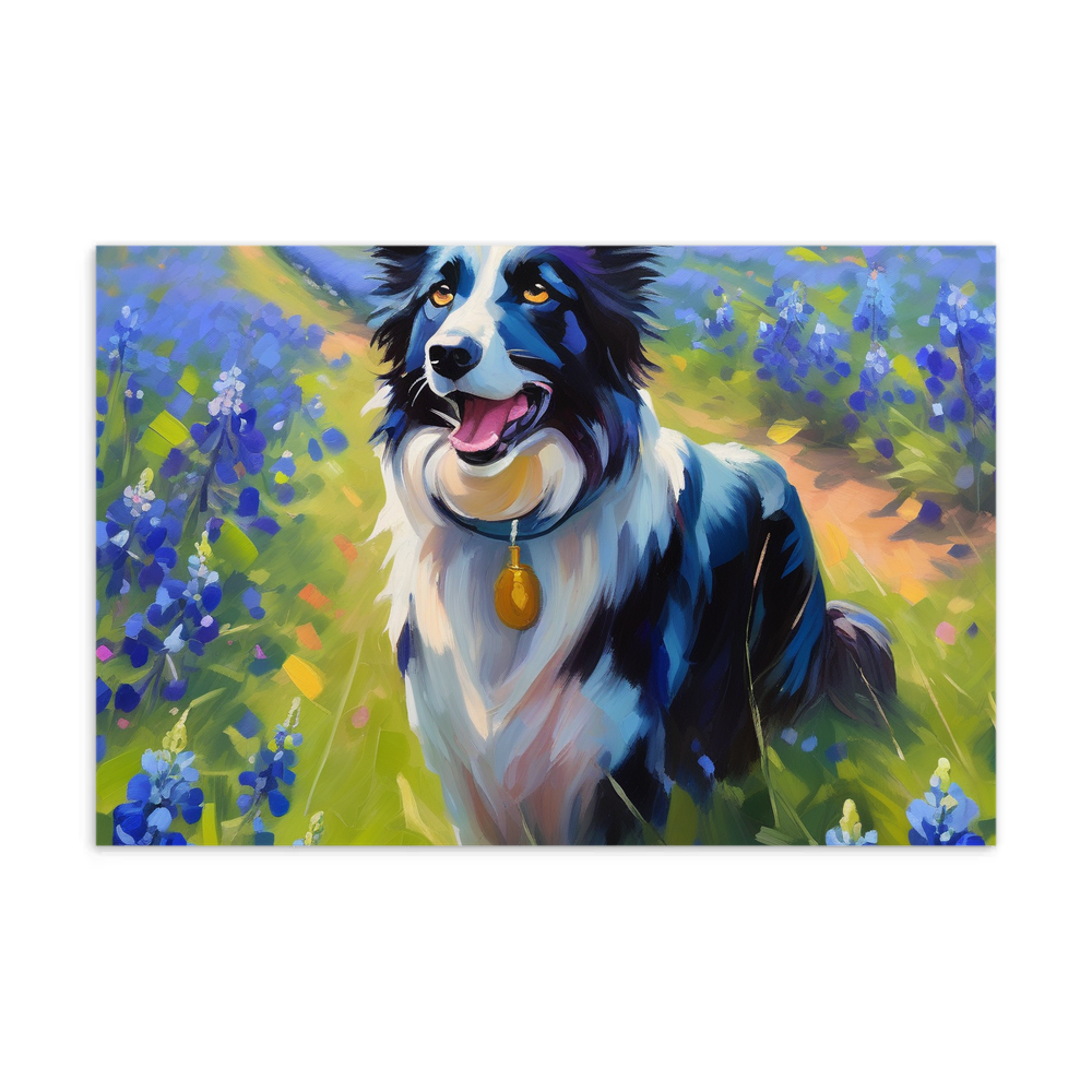 PugMug Custom Border Collie Postcard