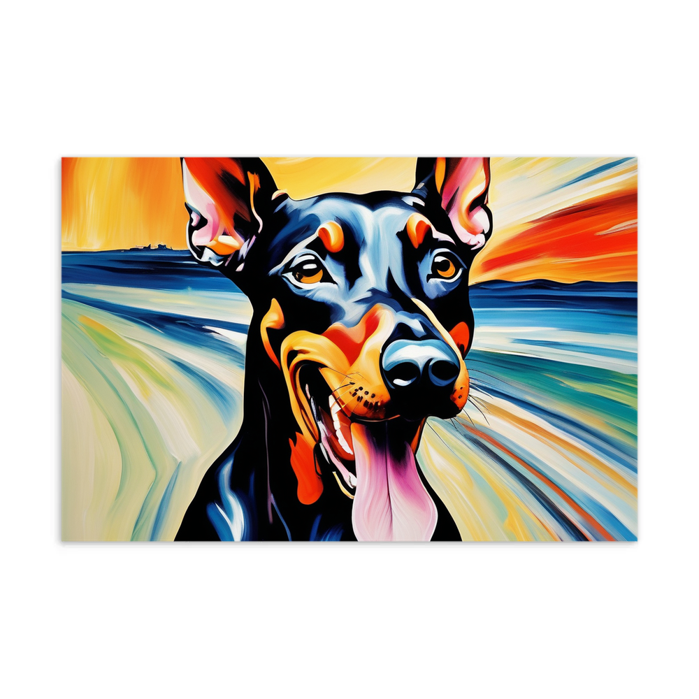 PugMug Custom Doberman Pinscher Postcard