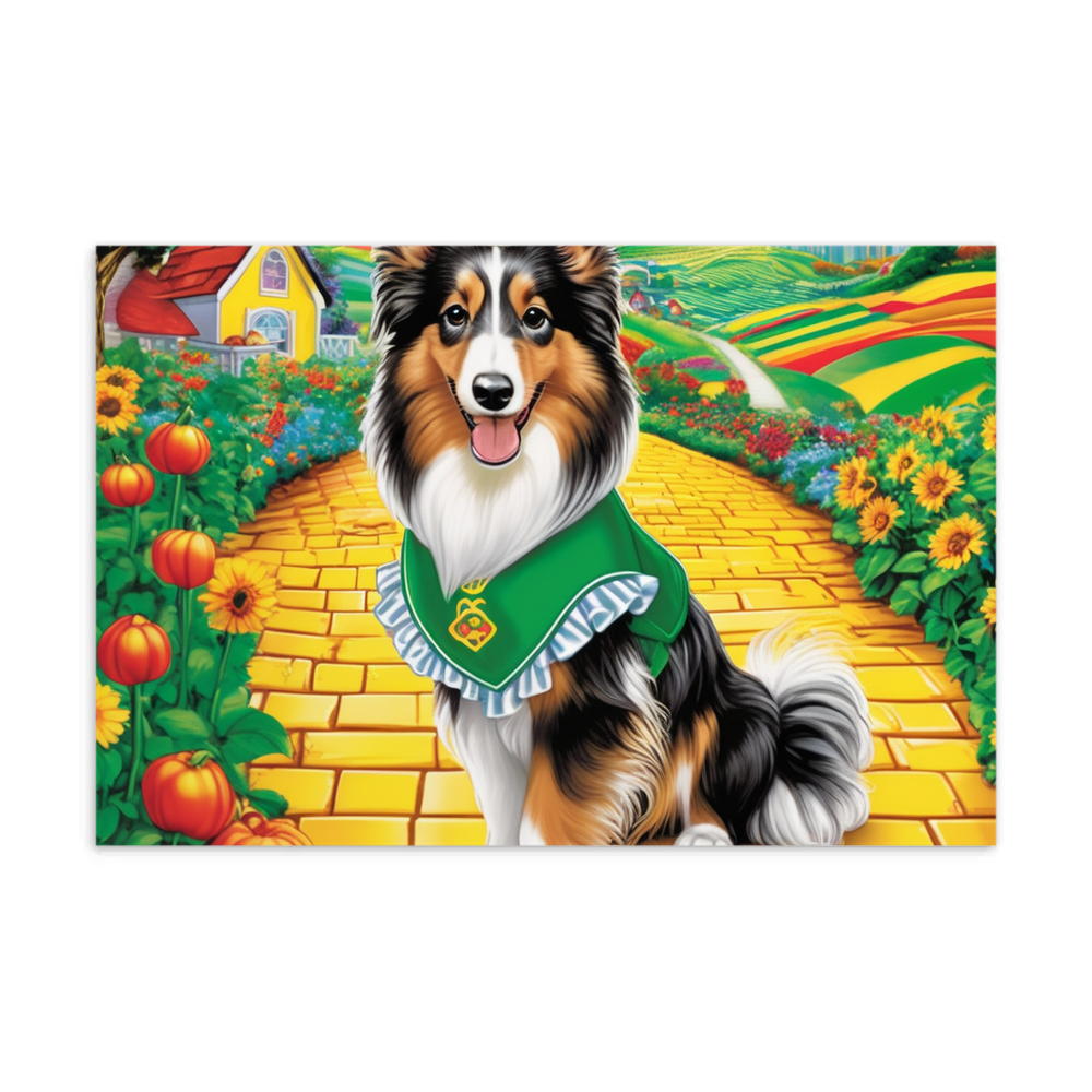 PugMug Custom Shetland Sheepdog Postcard