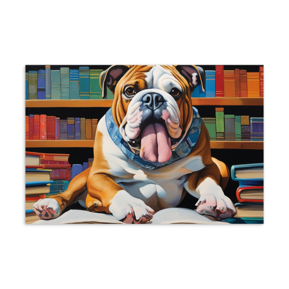 PugMug Custom Bulldog Postcard