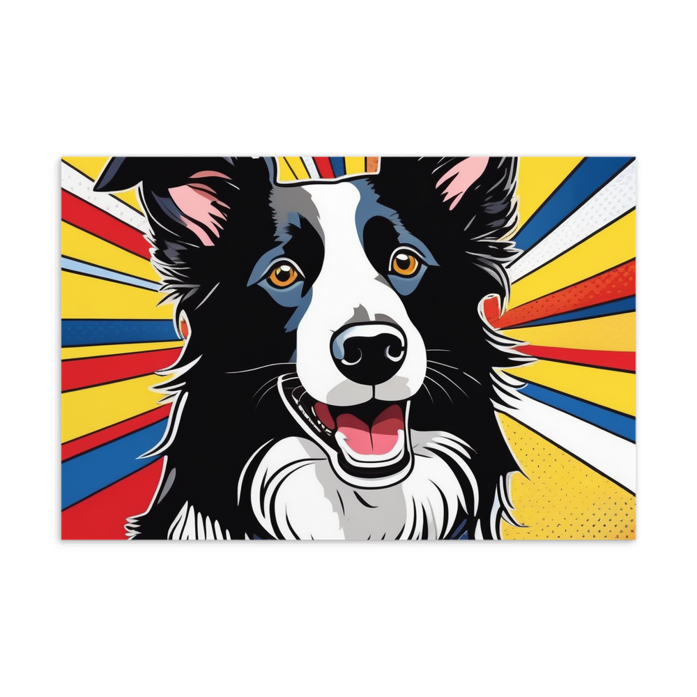 PugMug Custom Border Collie Postcard