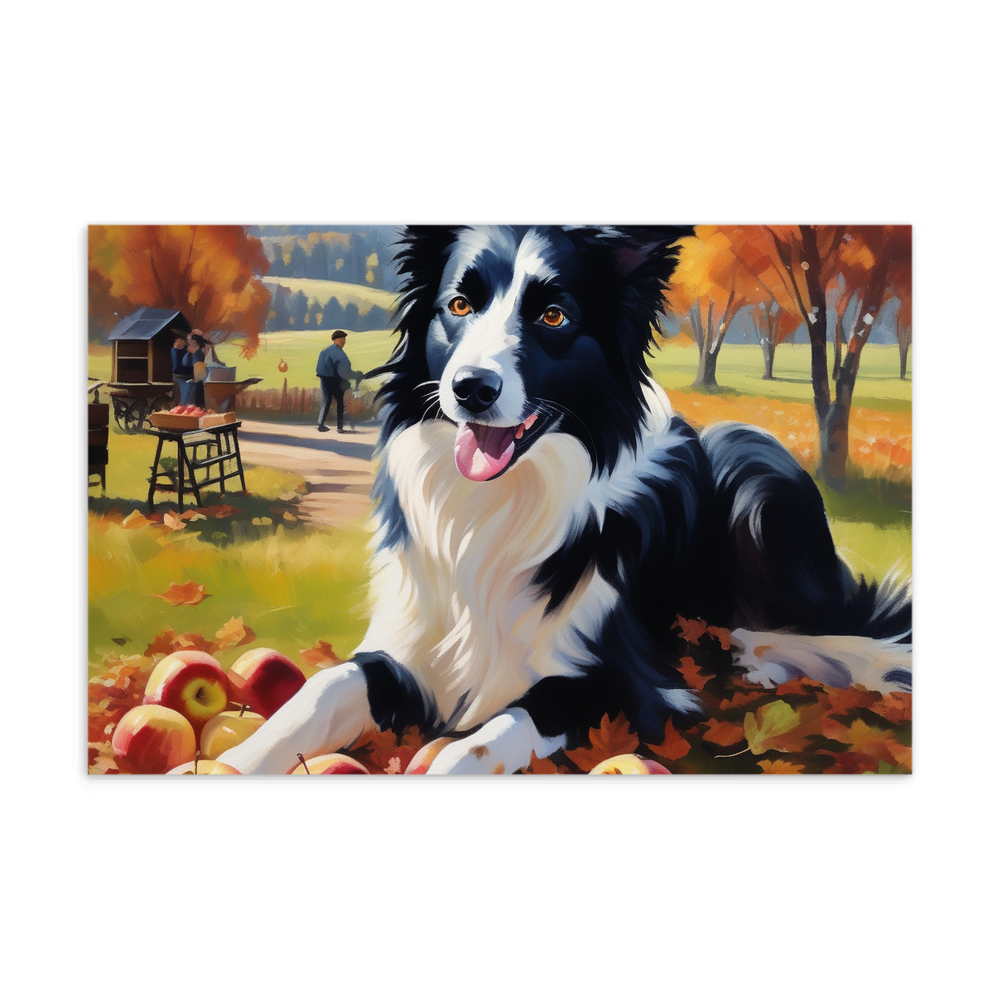 PugMug Custom Border Collie Postcard