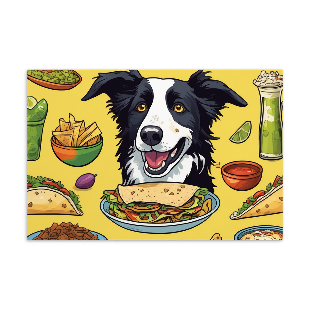 PugMug Custom Border Collie Postcard