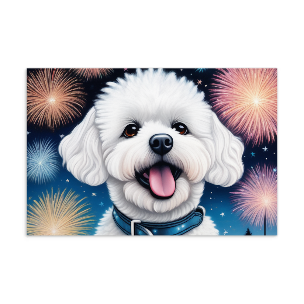 PugMug Custom Bichons Frise Postcard