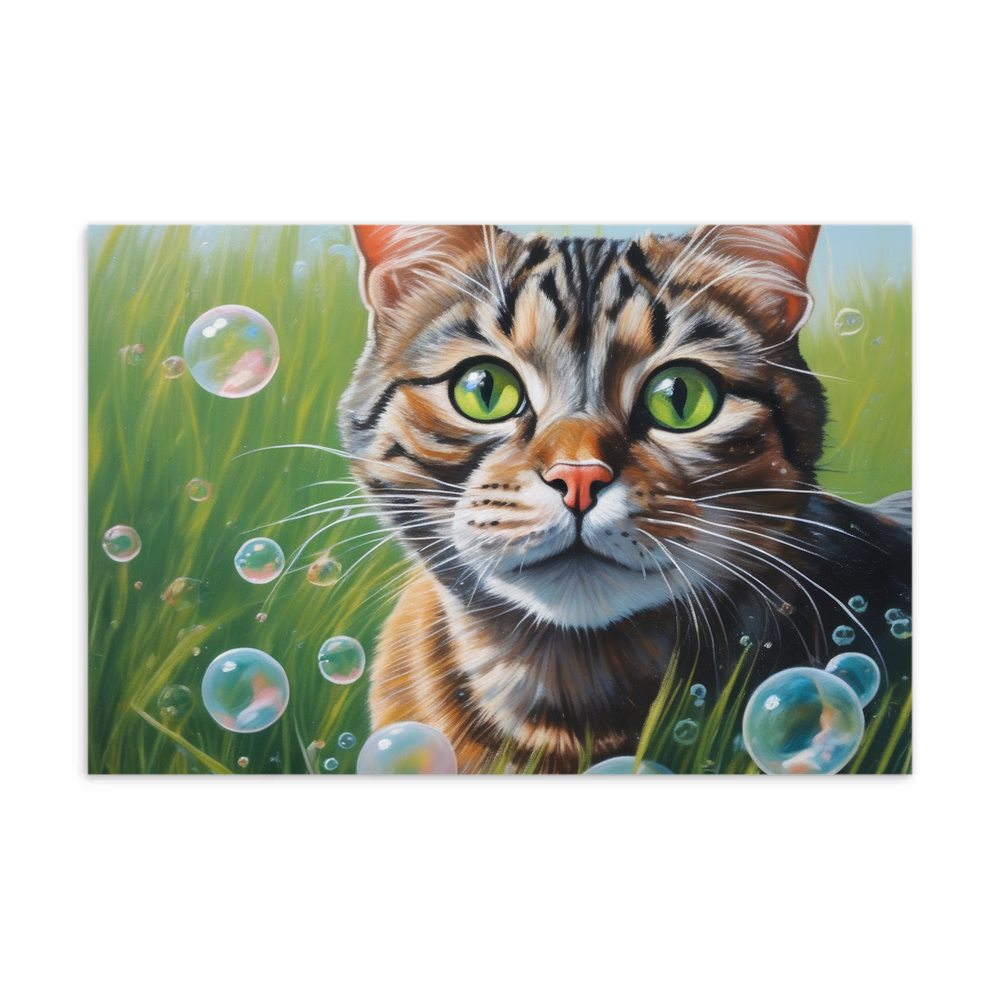 PugMug Custom Tabby Companion Cat Postcard