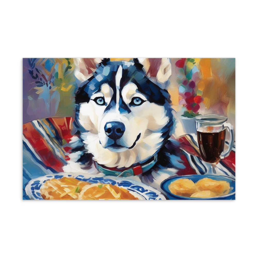 PugMug Custom Siberian Husky Postcard
