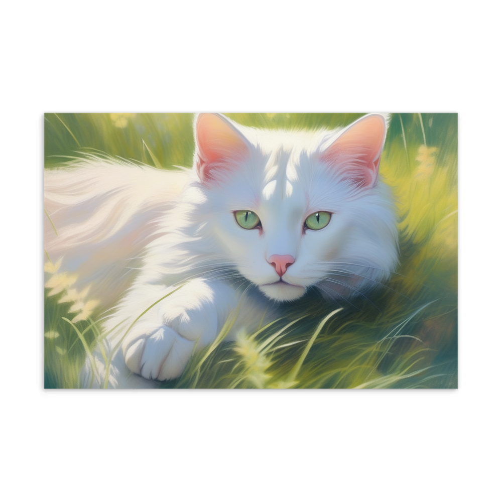 PugMug Custom White Exotic Cat Postcard