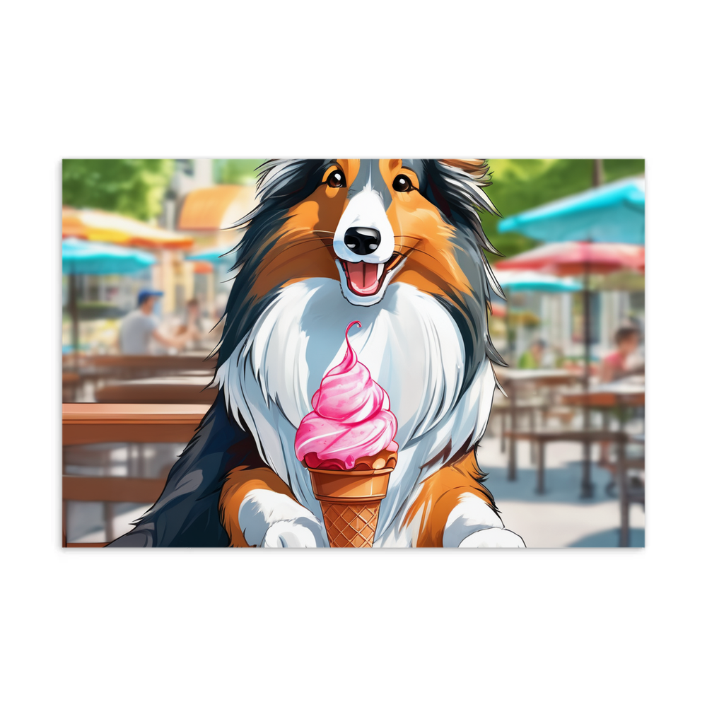PugMug Custom Shetland Sheepdog Postcard