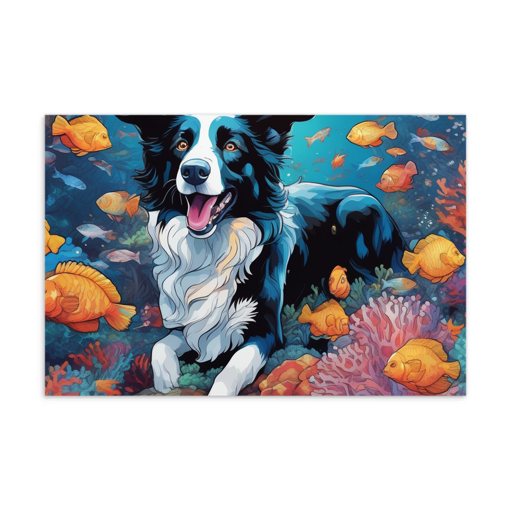 PugMug Custom Border Collie Postcard