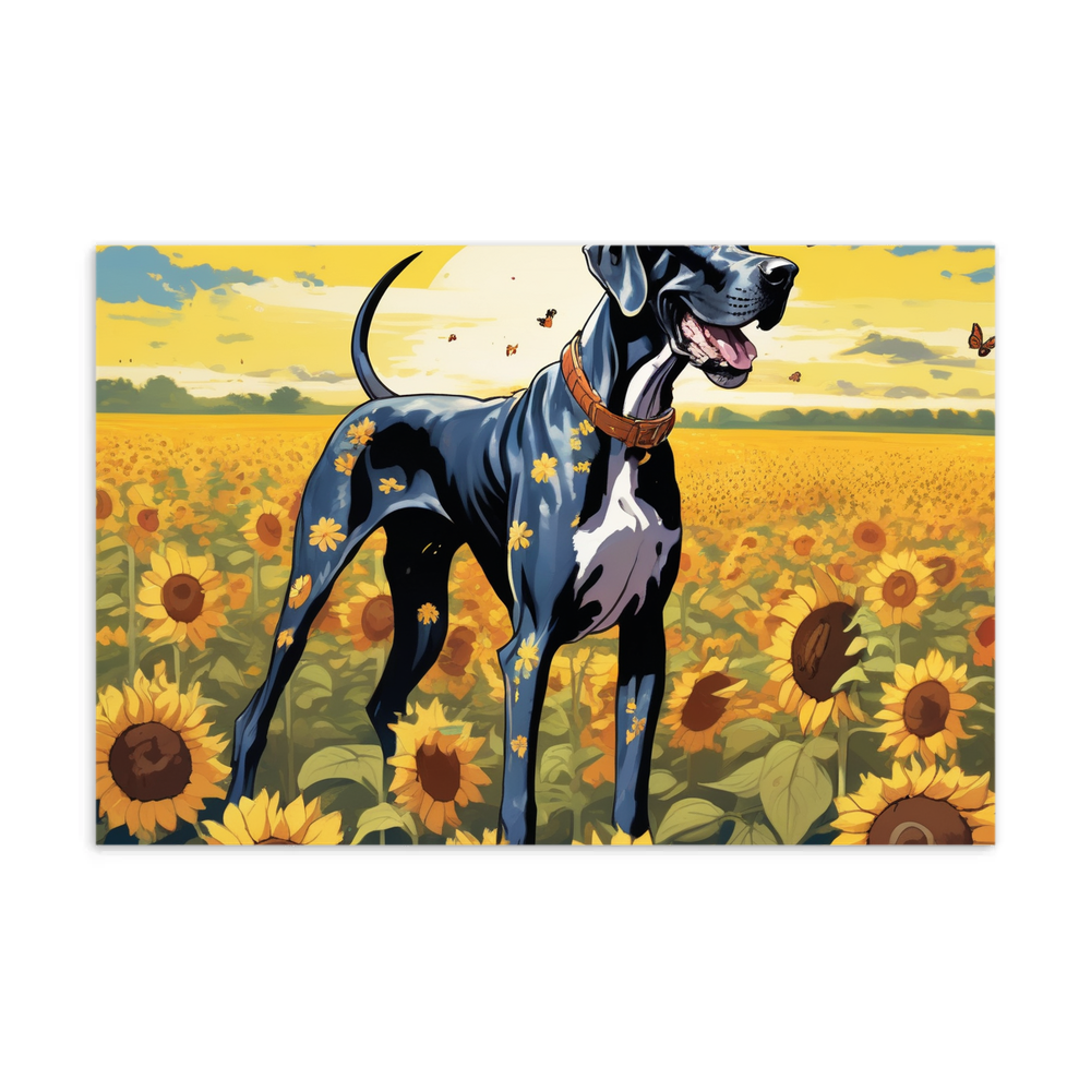 PugMug Custom Great Dane Postcard