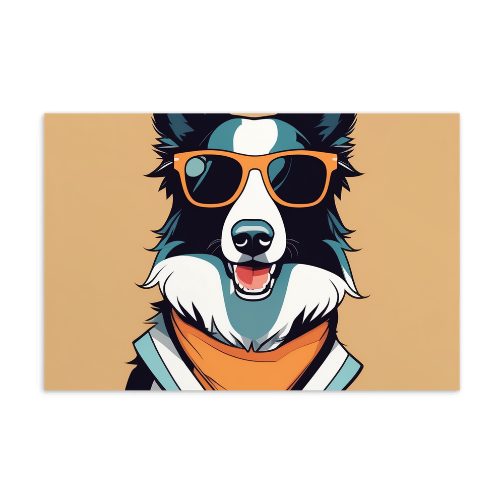 PugMug Custom Border Collie Postcard