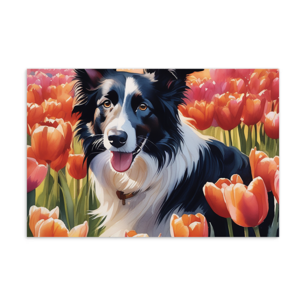 PugMug Custom Border Collie Postcard