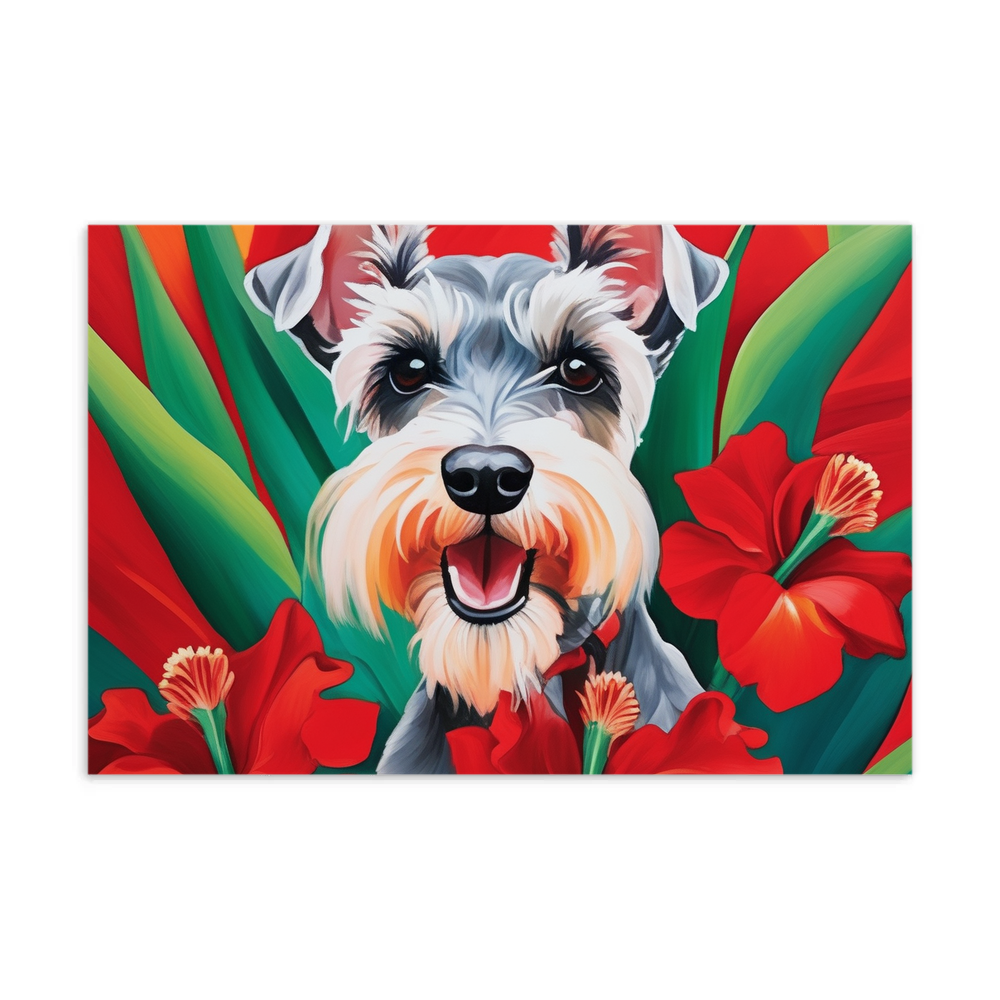 PugMug Custom Miniature Schnauzer Postcard