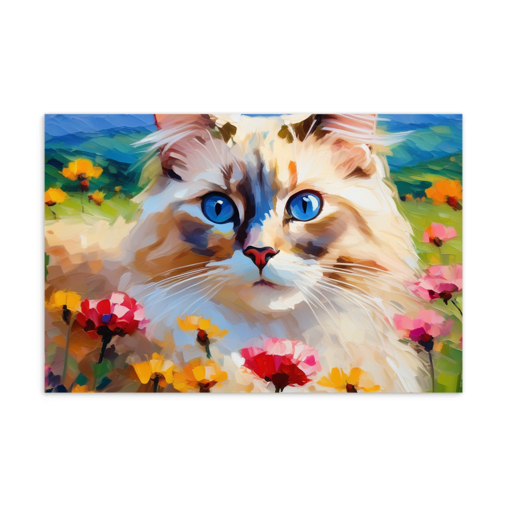 PugMug Custom Tabby Ragdoll Cat Postcard