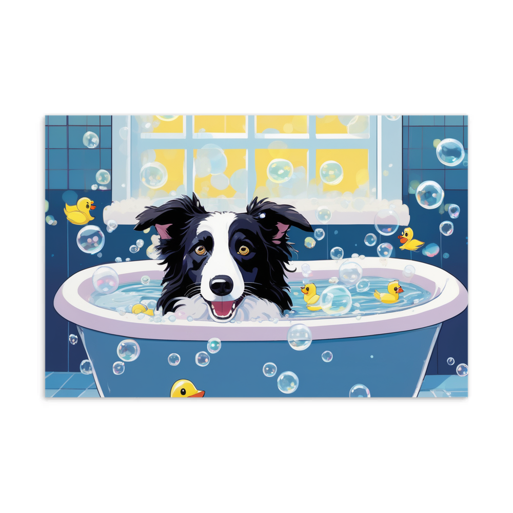 PugMug Custom Border Collie Postcard