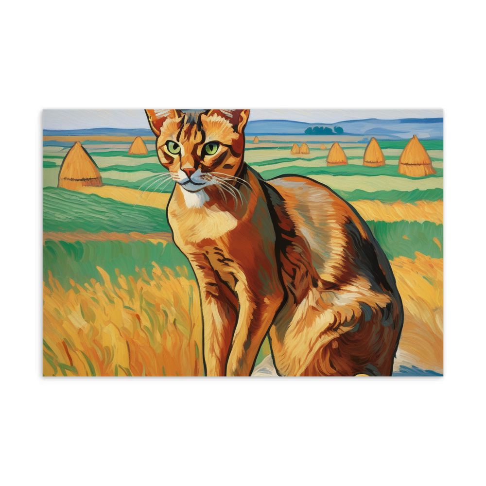 PugMug Custom Tabby Abyssinian Cat Postcard