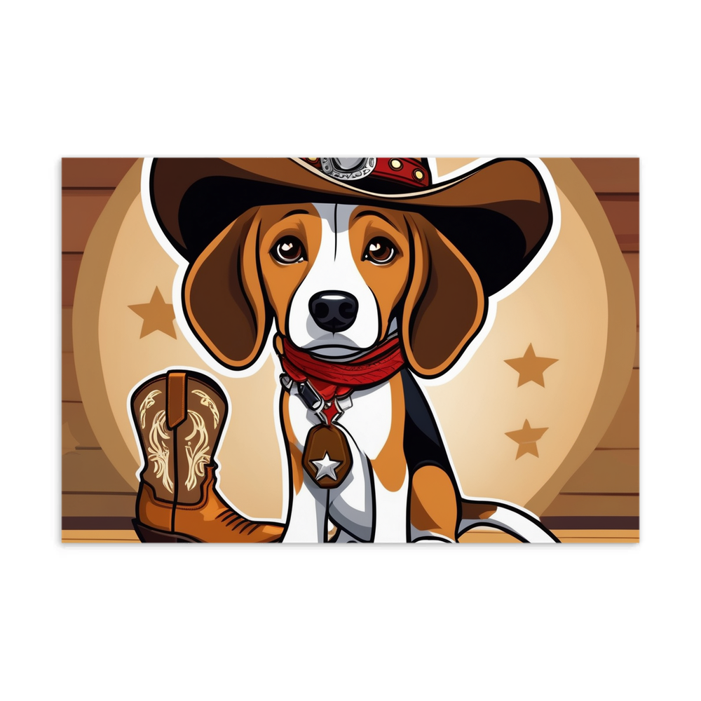 PugMug Custom Beagle Postcard