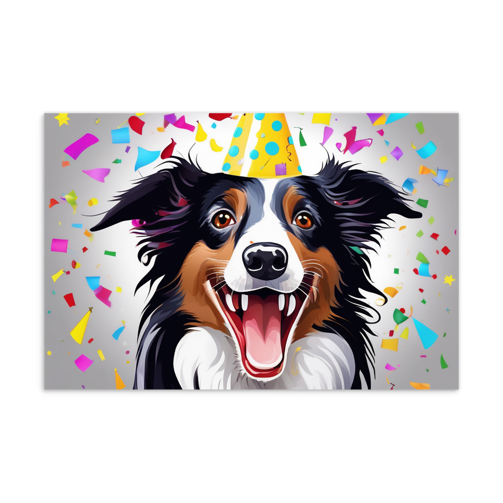PugMug Custom Border Collie Postcard