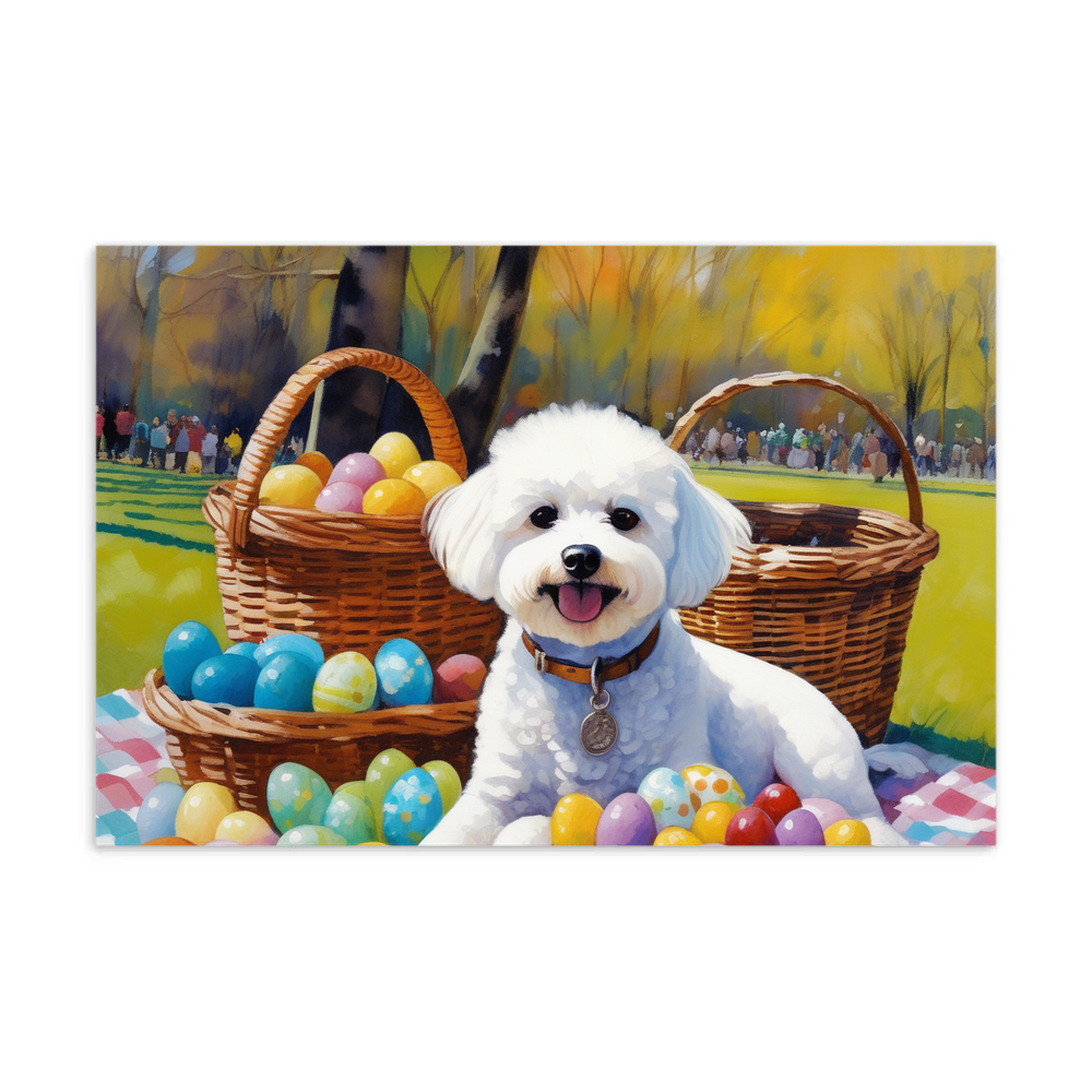 PugMug Custom Bichons Frise Postcard