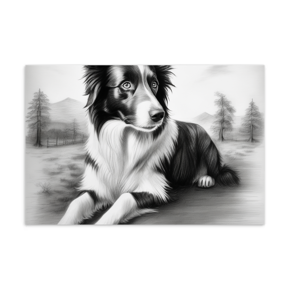 PugMug Custom Border Collie Postcard