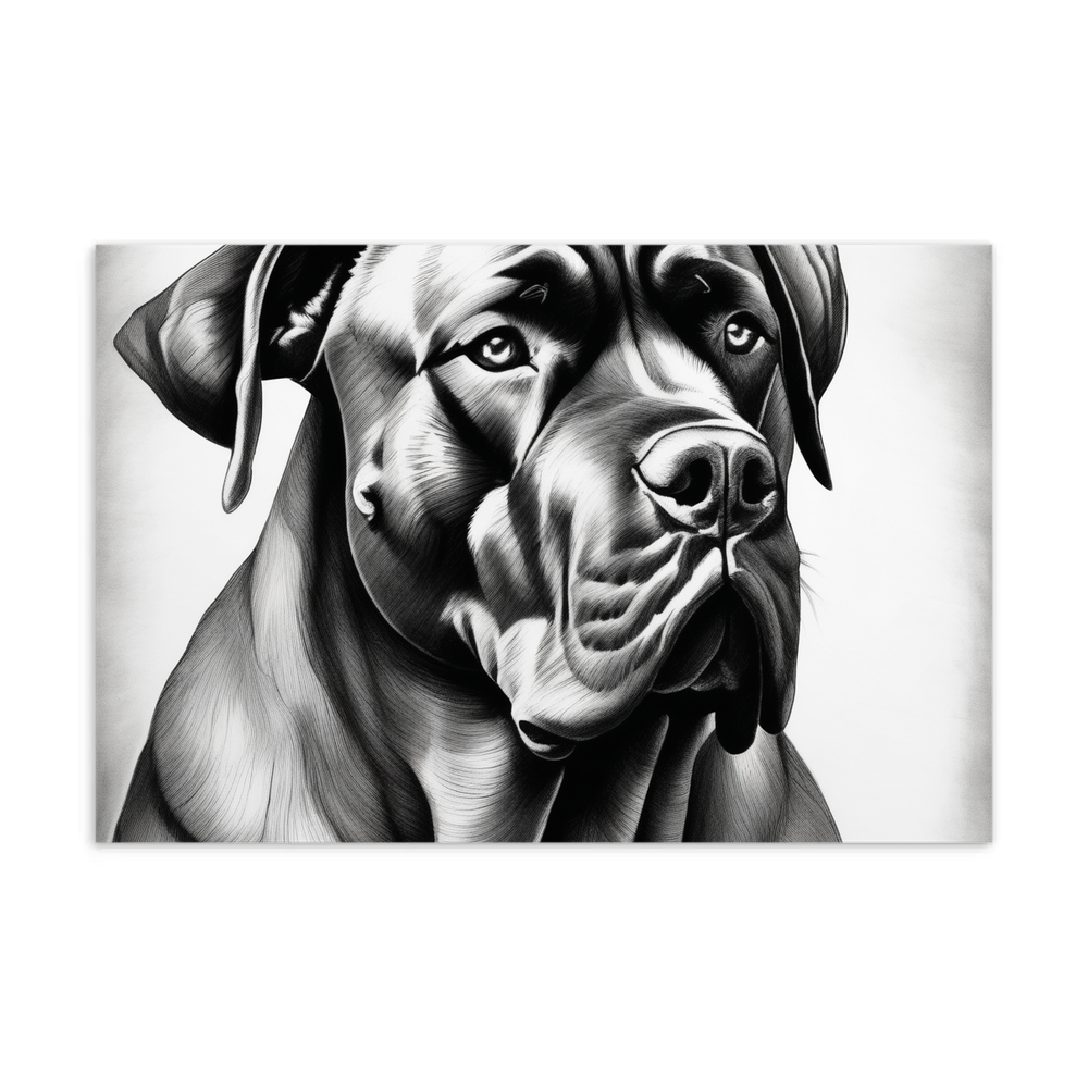 PugMug Custom Cane Corso Postcard