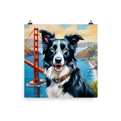 PugMug Custom Border Collie Poster