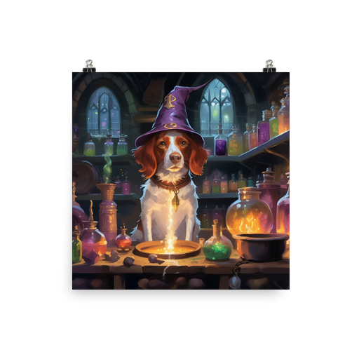 PugMug Custom Brittany Dog Poster